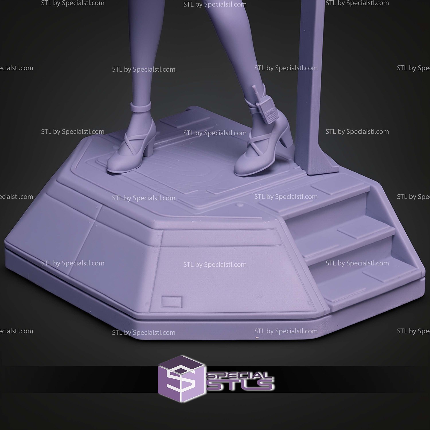 Perlica Arknights Endfield 269mm STL Files 3D Model — view 4
