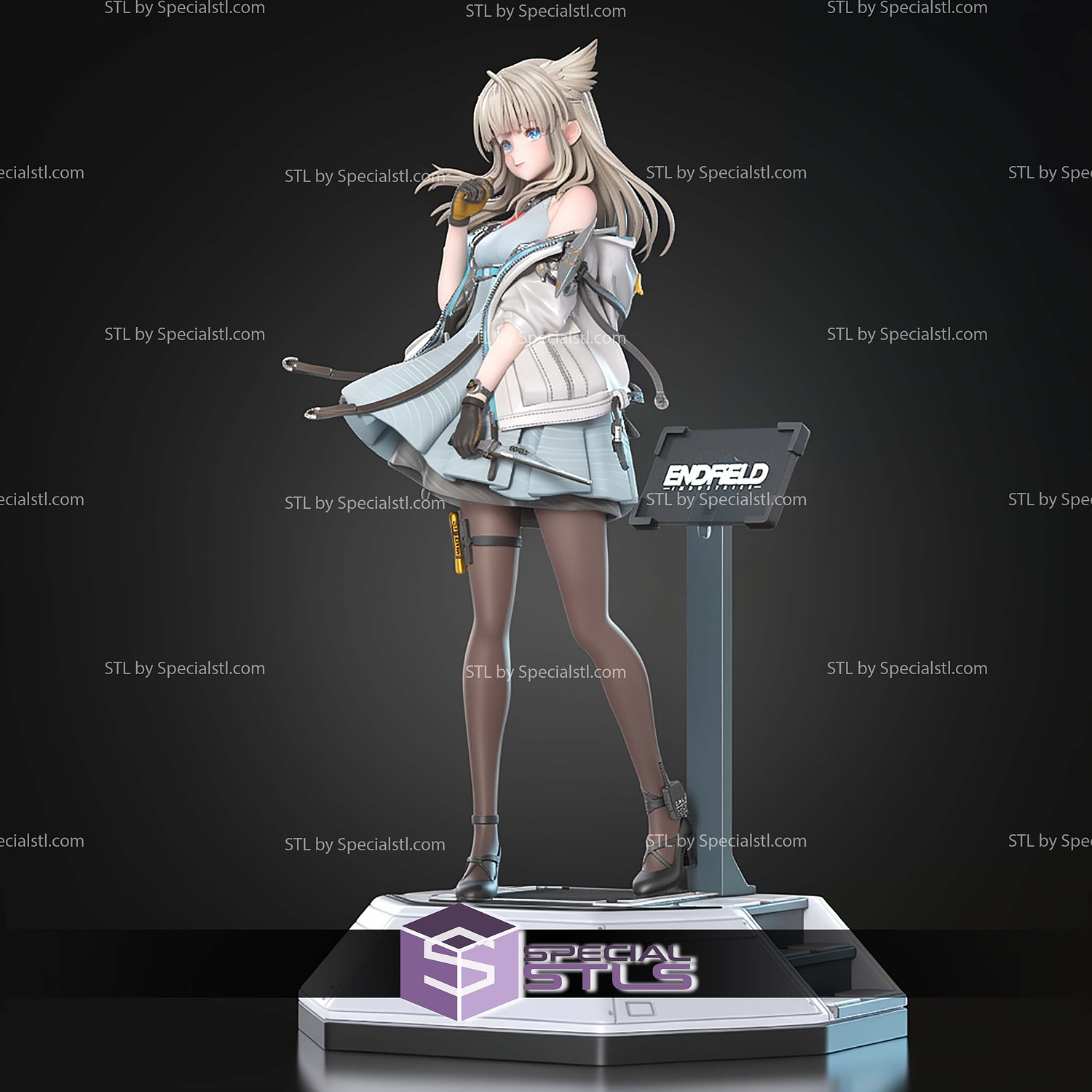 Perlica Arknights Endfield 269mm STL Files 3D Model — view 6
