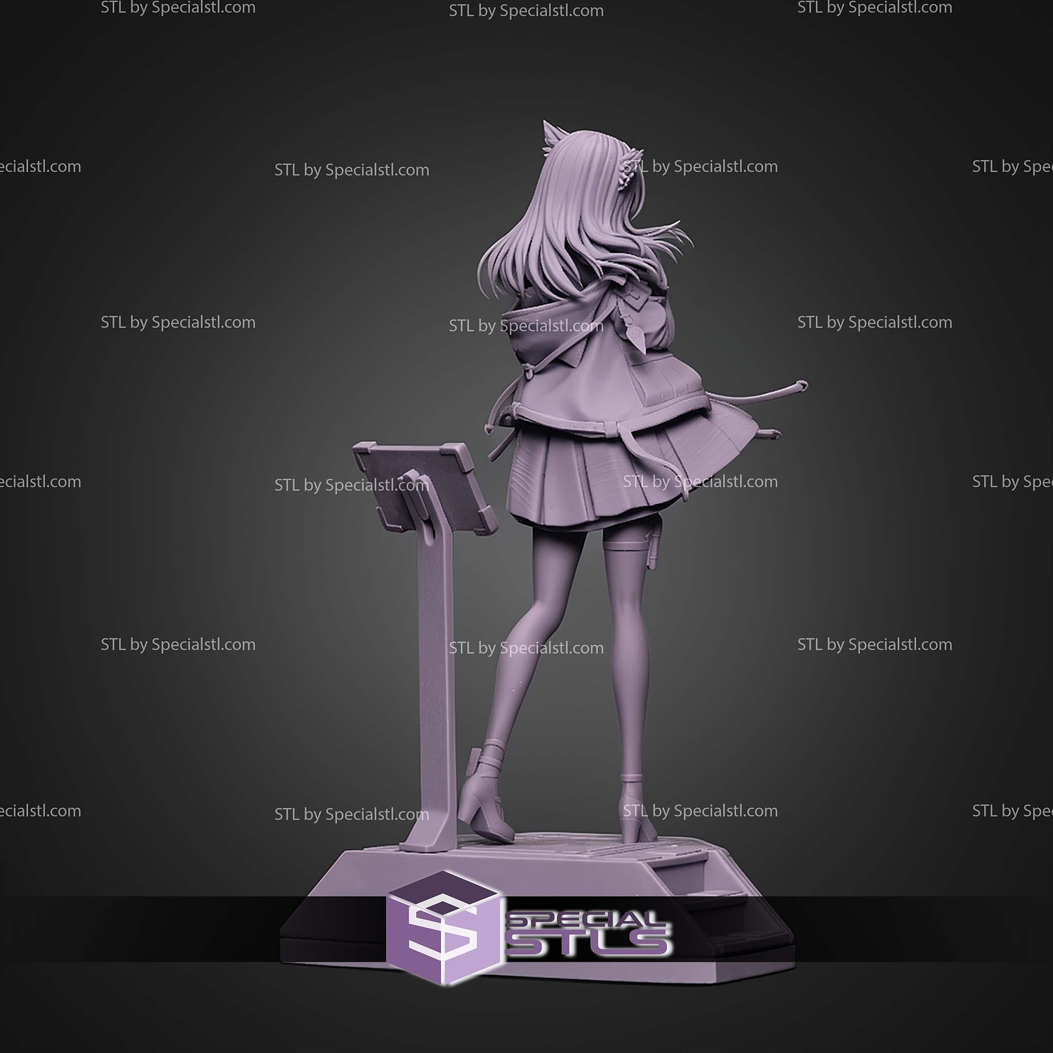 Perlica Arknights Endfield 269mm STL Files 3D Model — view 8