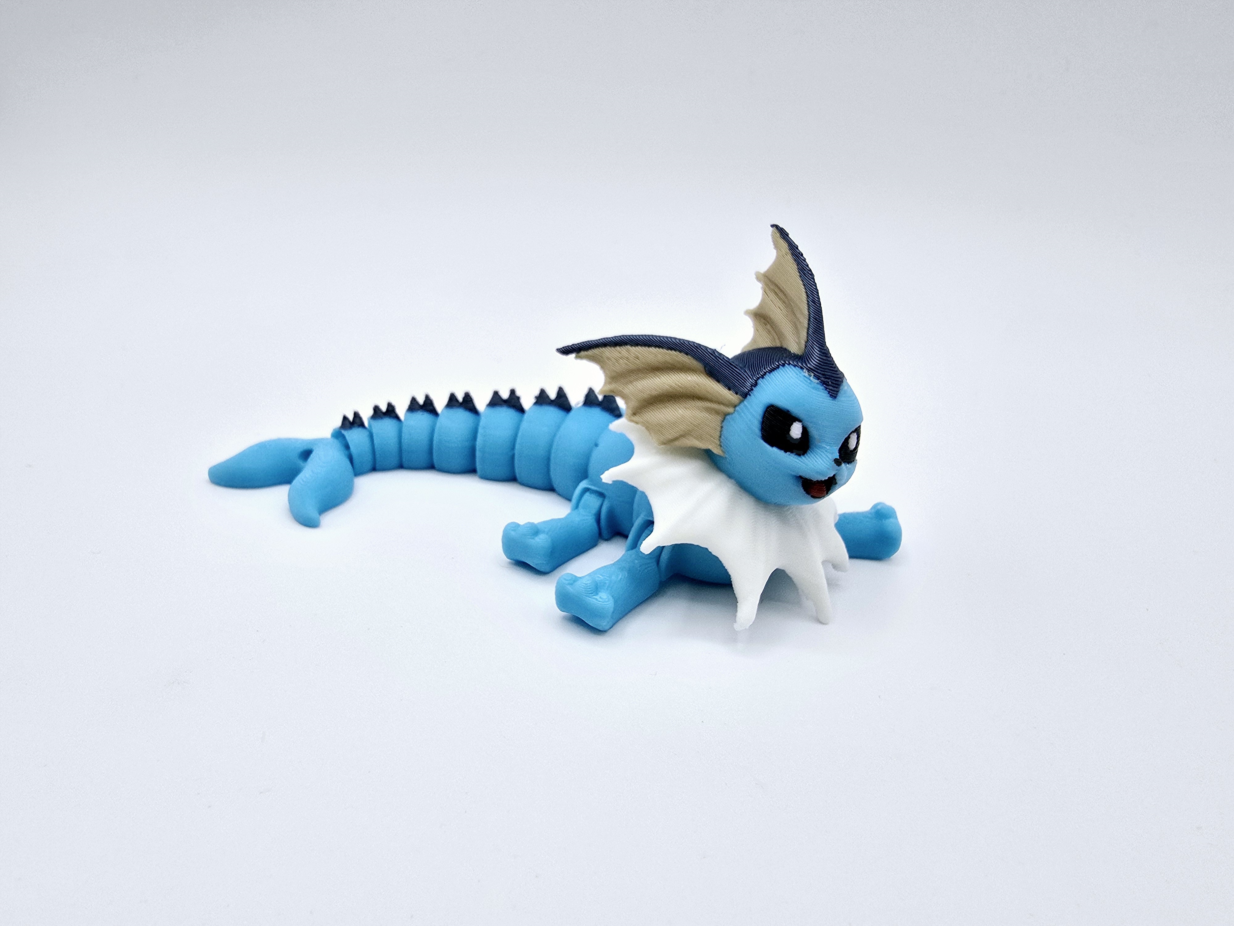 Pocket Pets - Pocket Flexi Vaporeon - Pokepet 3D STL Model
