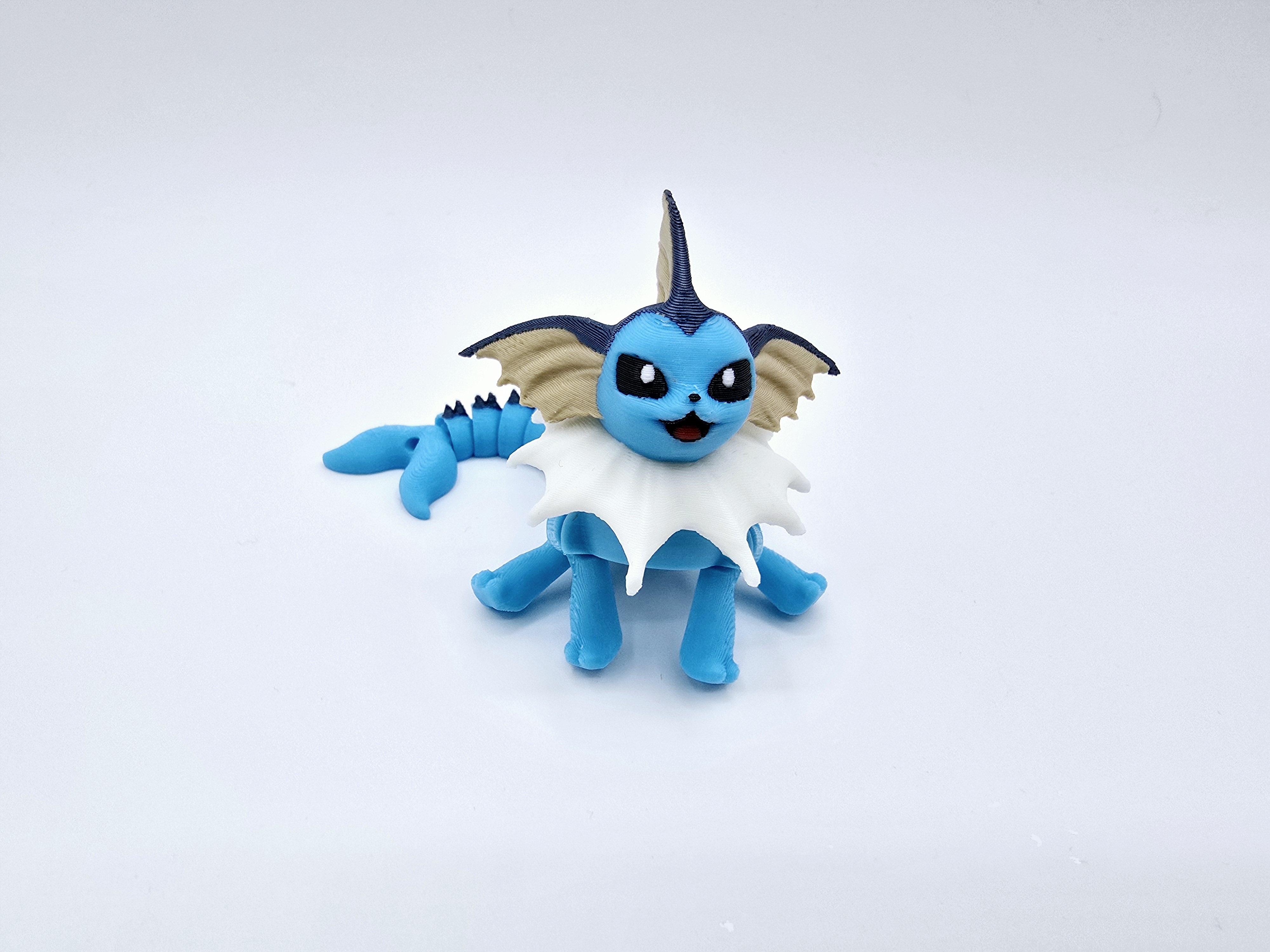 Pocket Pets - Pocket Flexi Vaporeon - Pokepet 3D STL Model — view 2