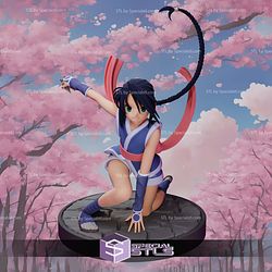 Makimachi Misao Rurouni Kenshin Sculptures 3D Printing STL Model