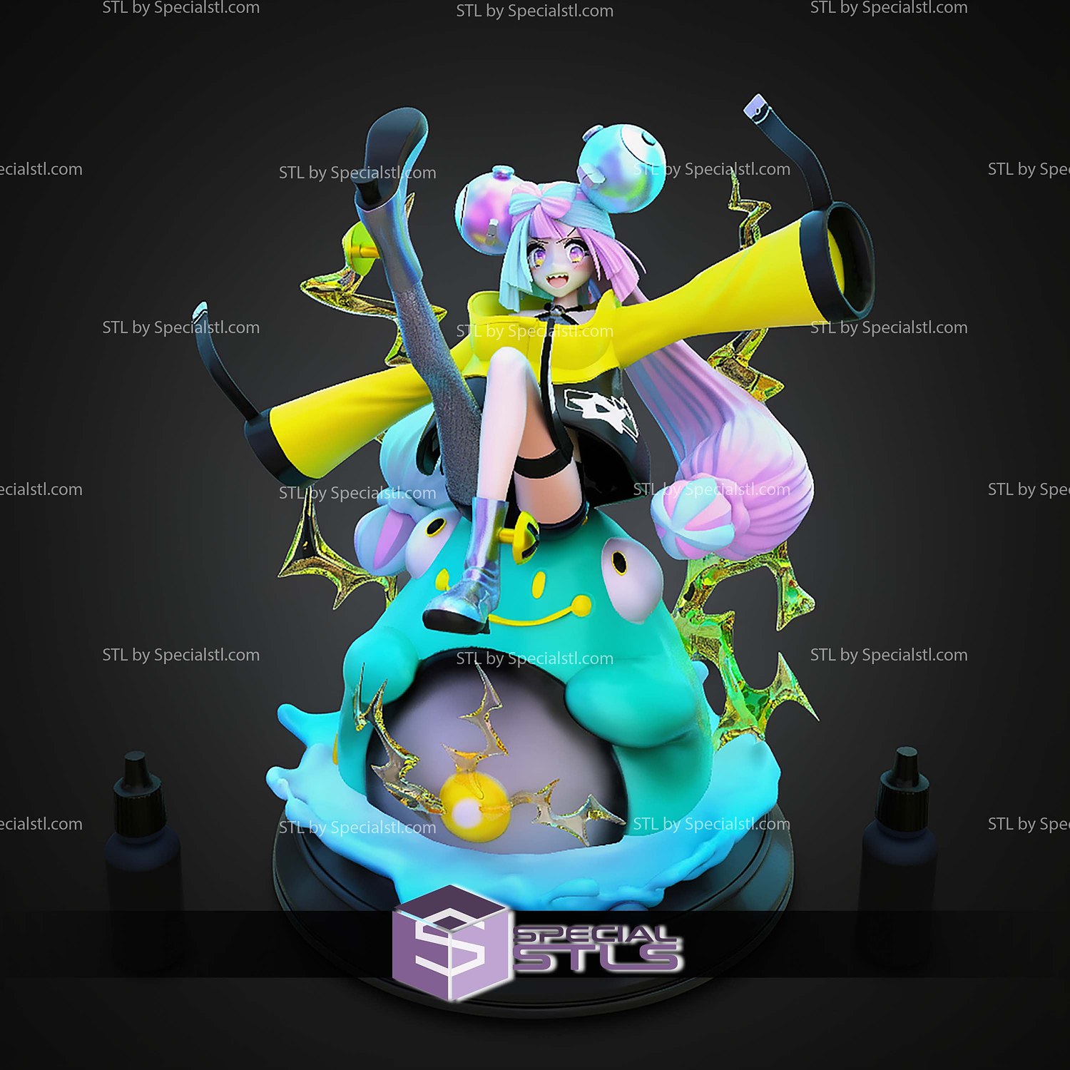 Iono and Bellibolt 250mm STL Files 3D Model — view 2