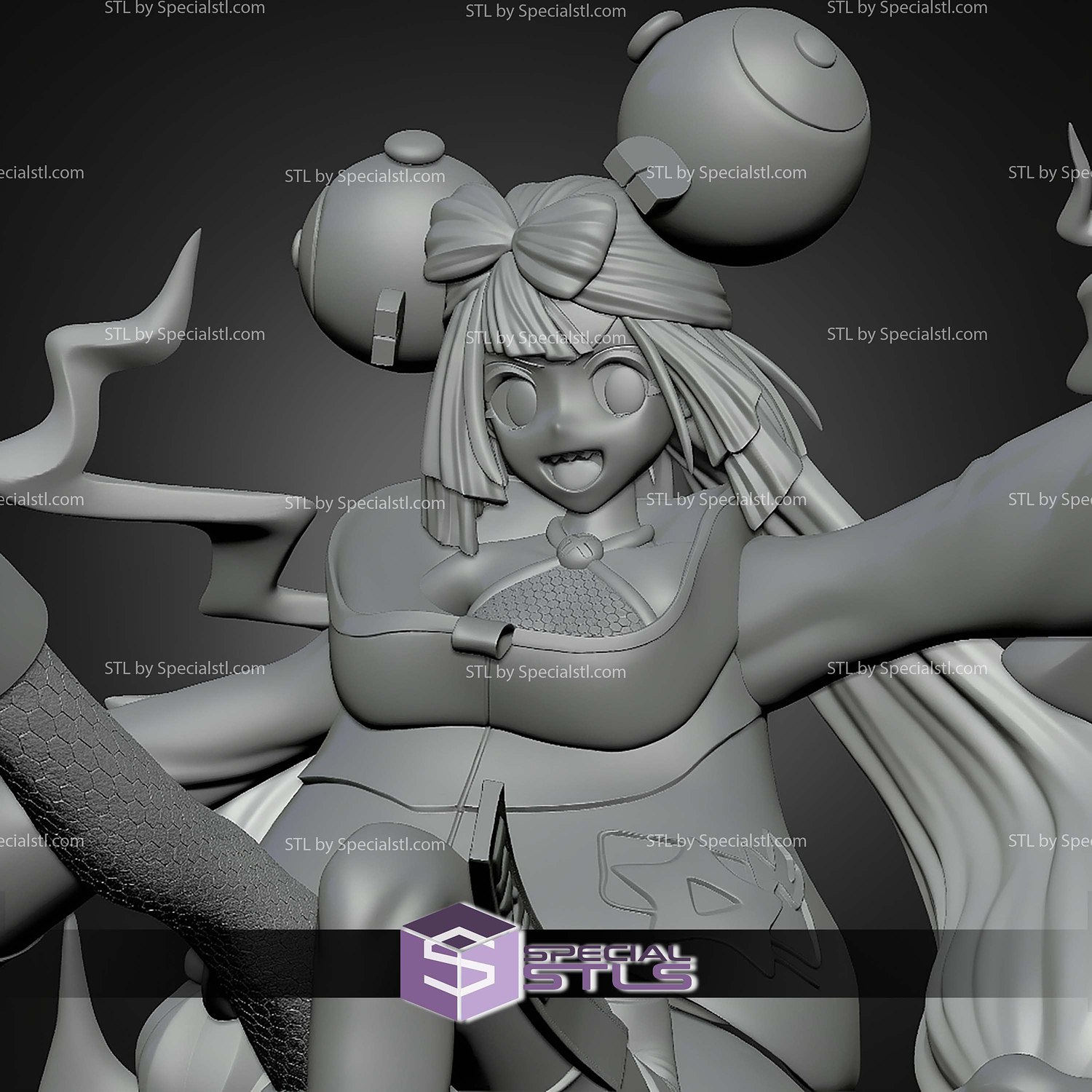 Iono and Bellibolt 250mm STL Files 3D Model — view 3