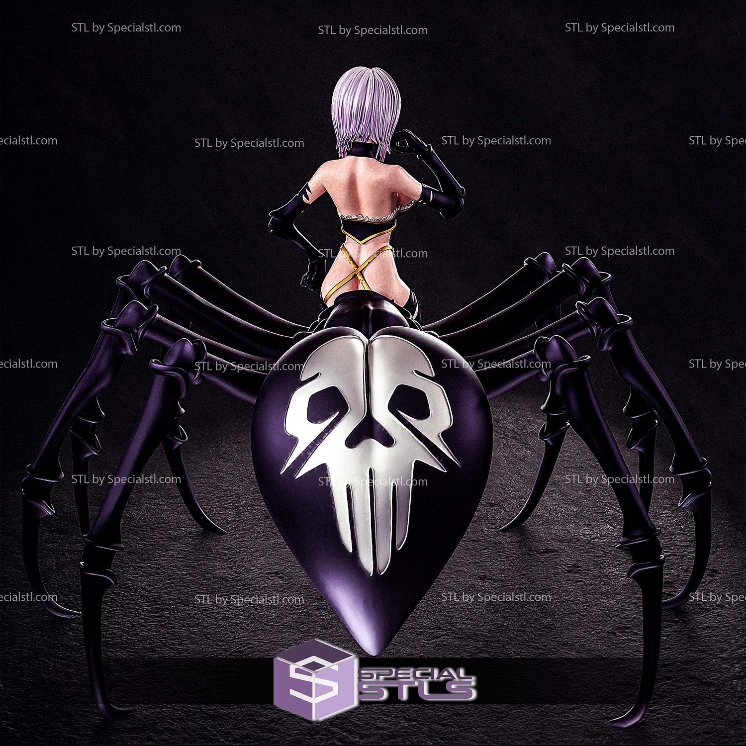Rachnera Monster Musume Digital STL Files 3D Model — view 4