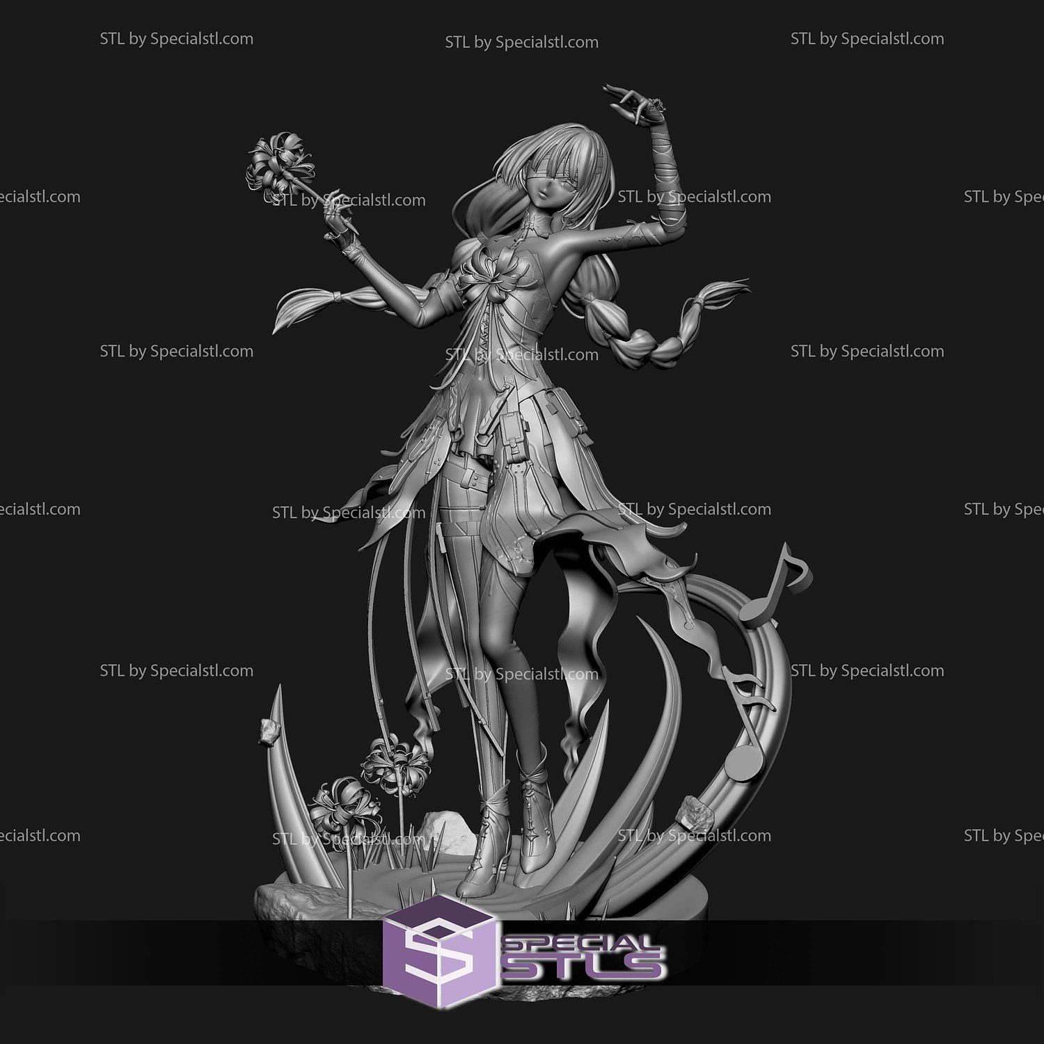 Phrolova Wuthering Waves 3D Printer Files STL Model — view 6