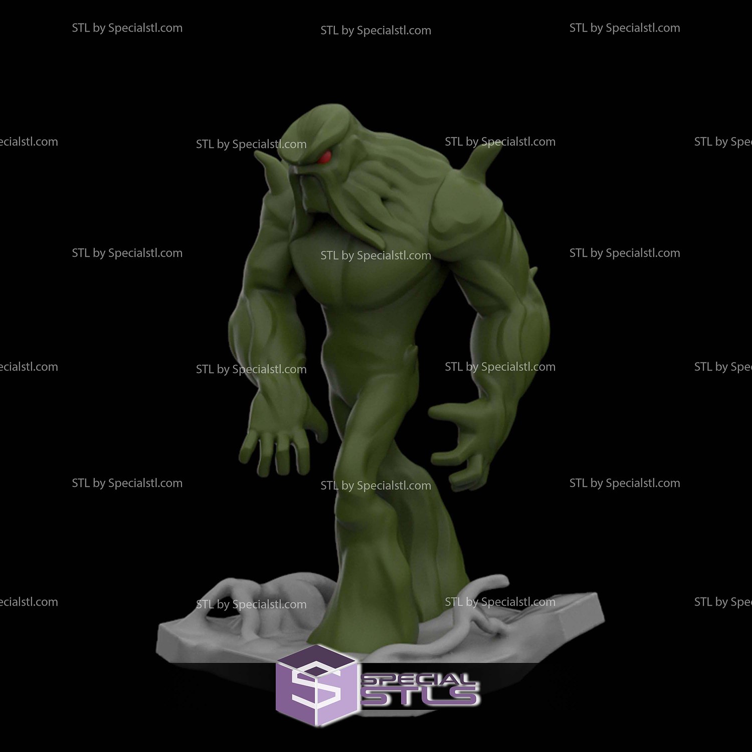 Disney Infinity Style STL Collection - Swamp Thing 3D Model — view 2