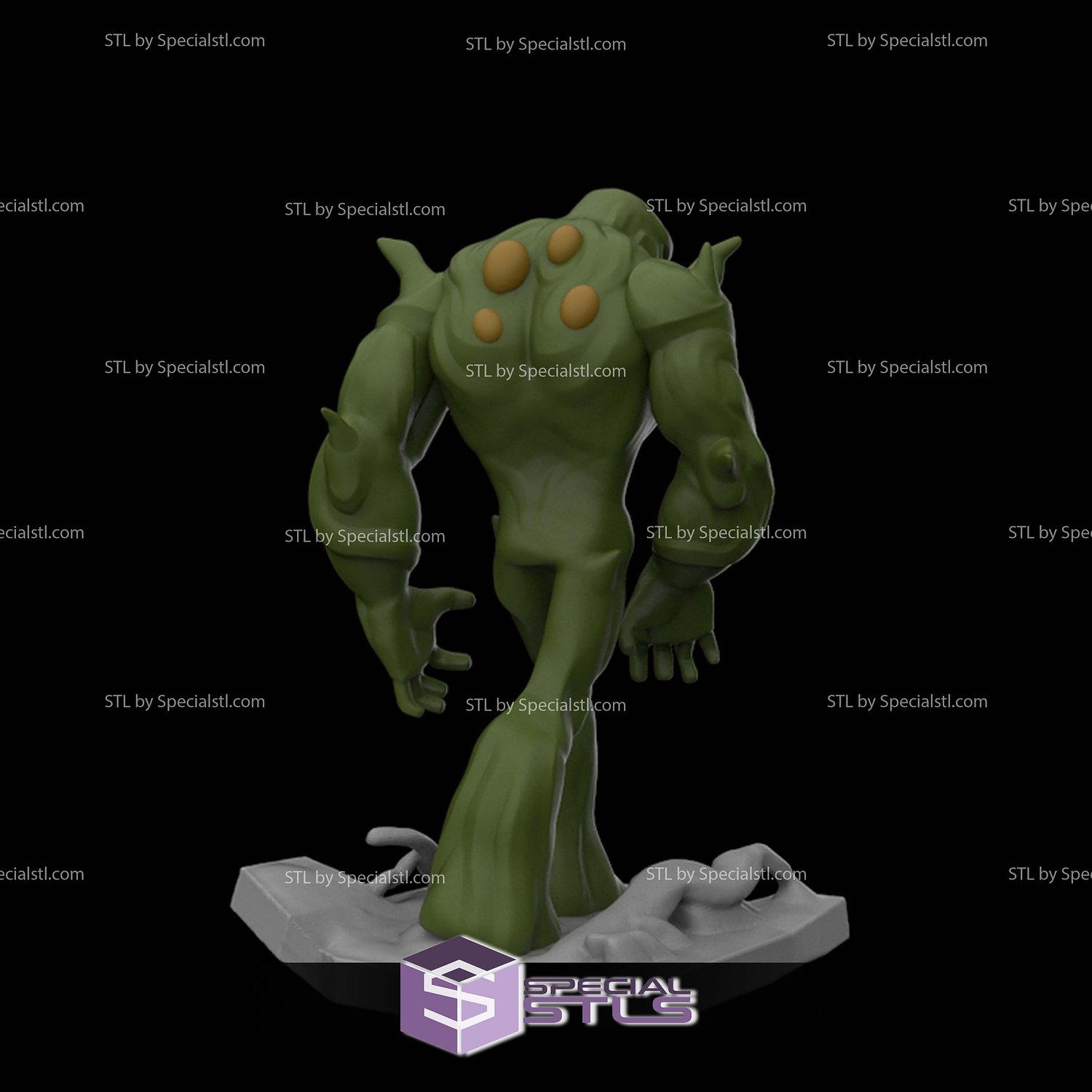 Disney Infinity Style STL Collection - Swamp Thing 3D Model — view 3