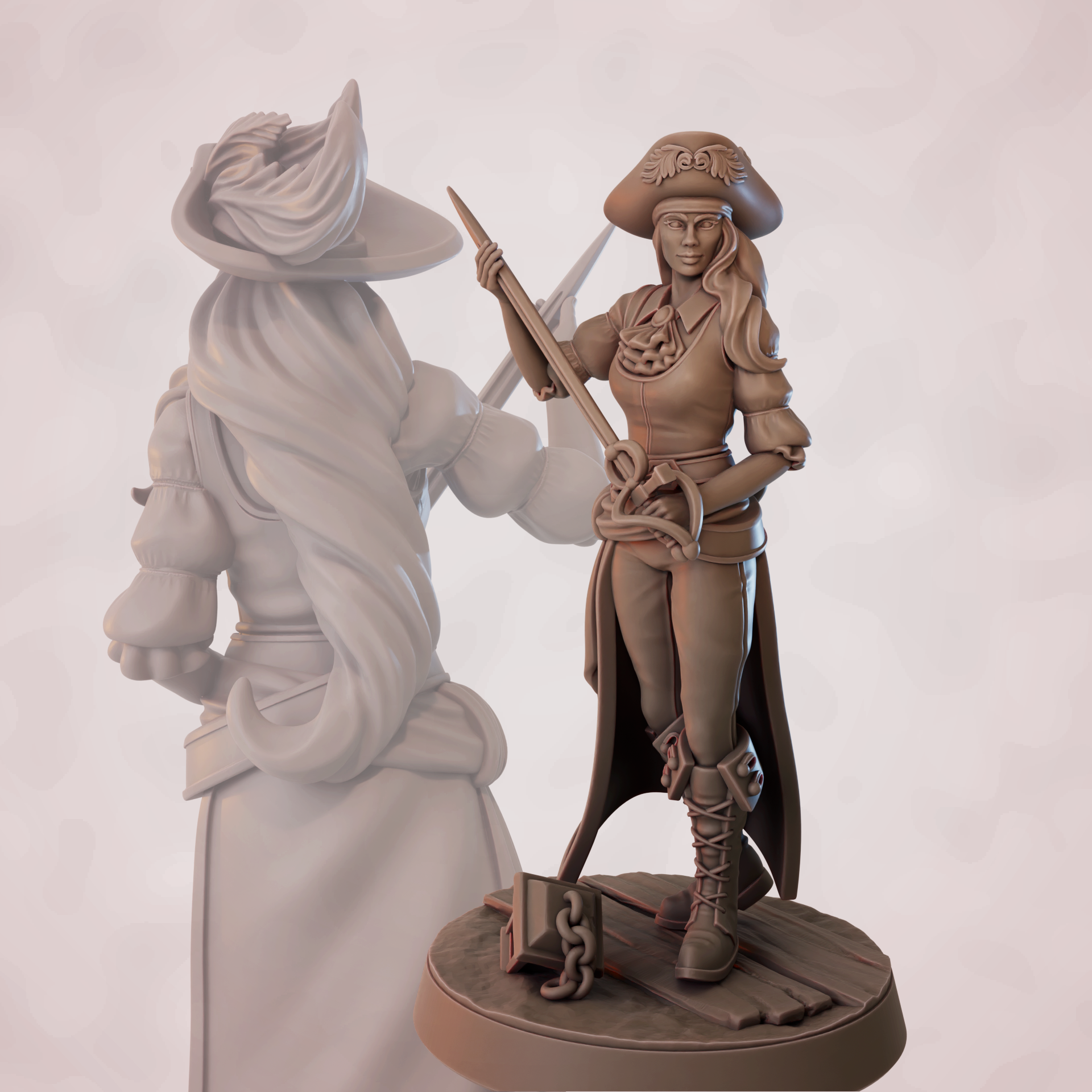 swashbuckler | Pirate 3D STL Model