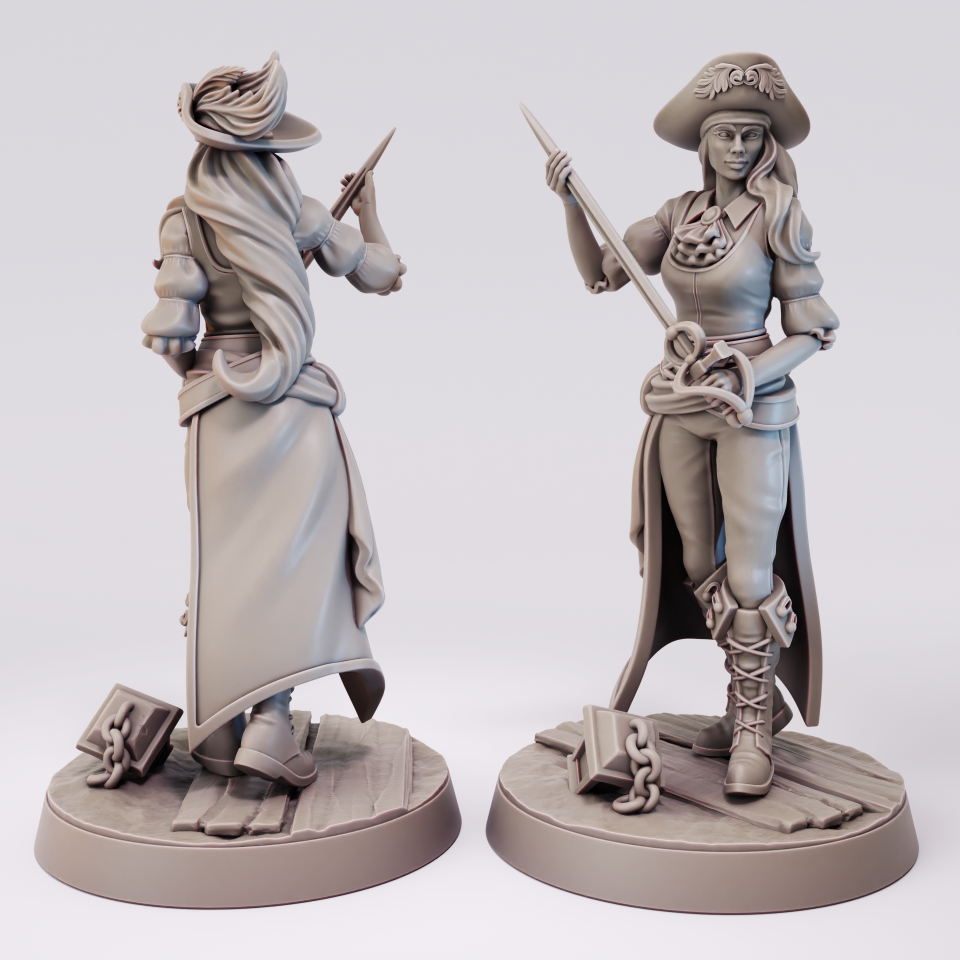 swashbuckler | Pirate 3D STL Model — view 2