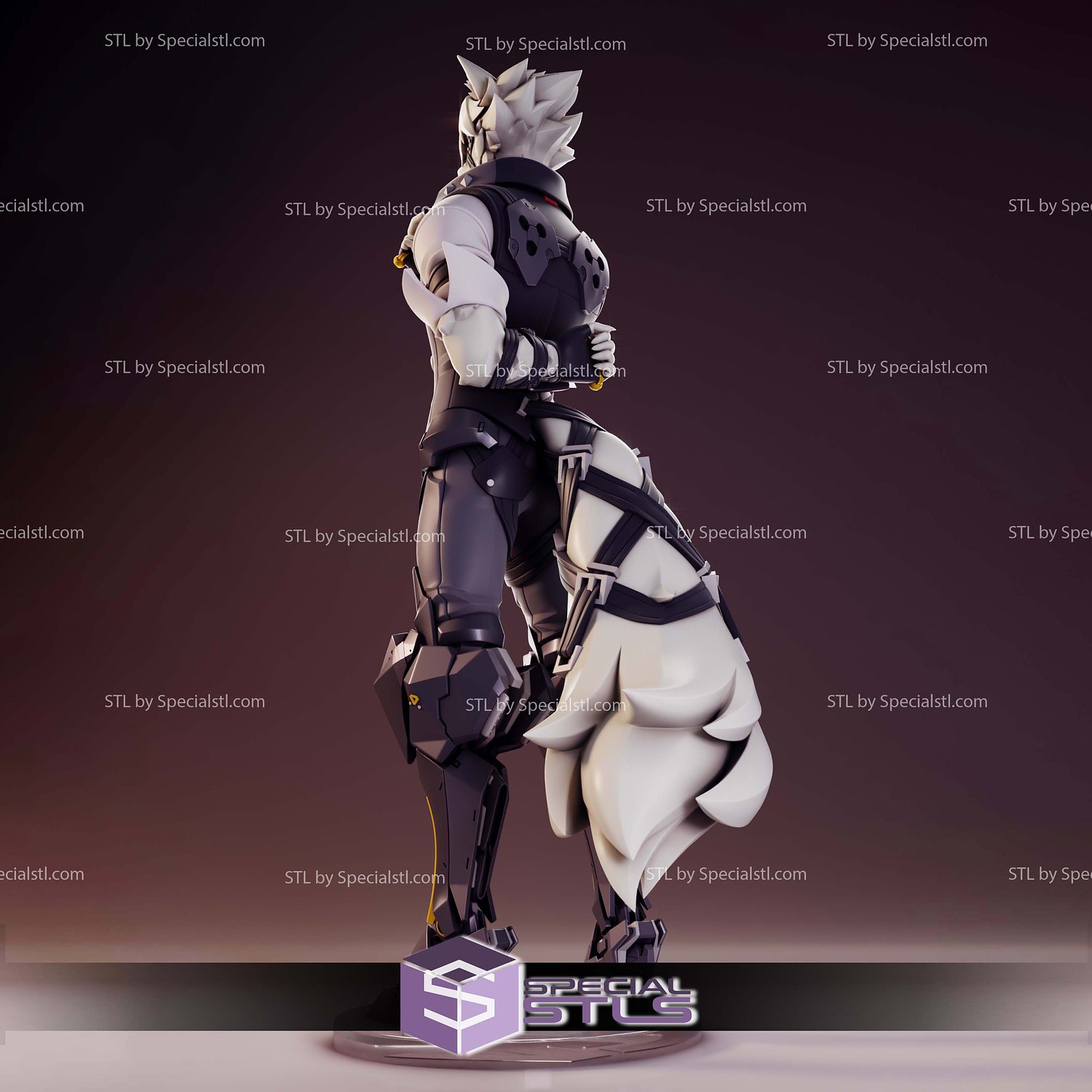 Von Lycaon Zenless Zone Zero STL Files 3D Model — view 2