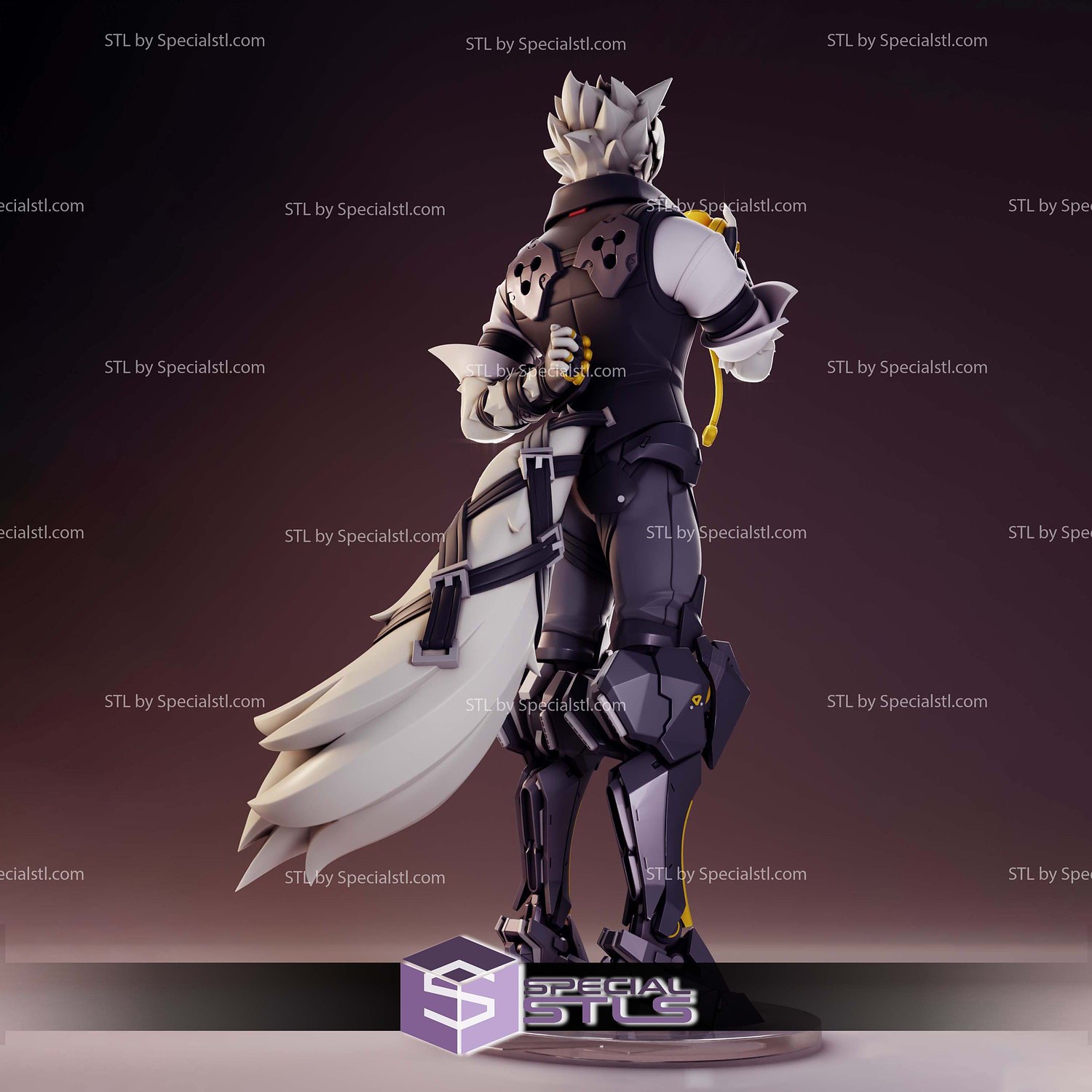 Von Lycaon Zenless Zone Zero STL Files 3D Model — view 3
