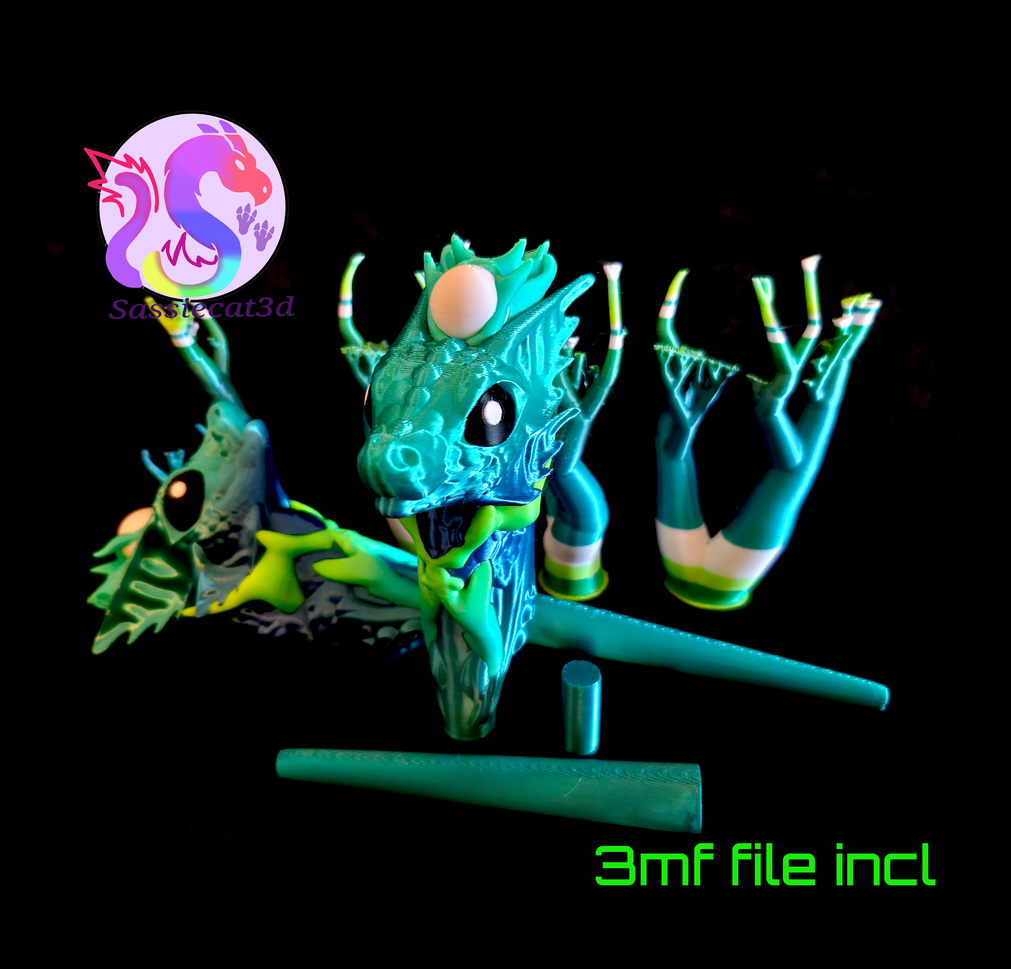 Pearl wisp Wand *Personal Use* 3D STL Model