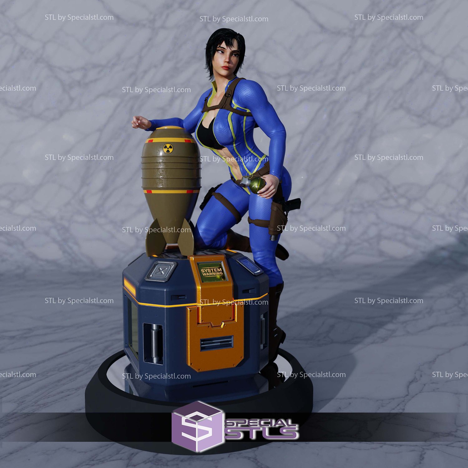 Gamma Gal Vault Project 3D Printer Files STL Model — view 2
