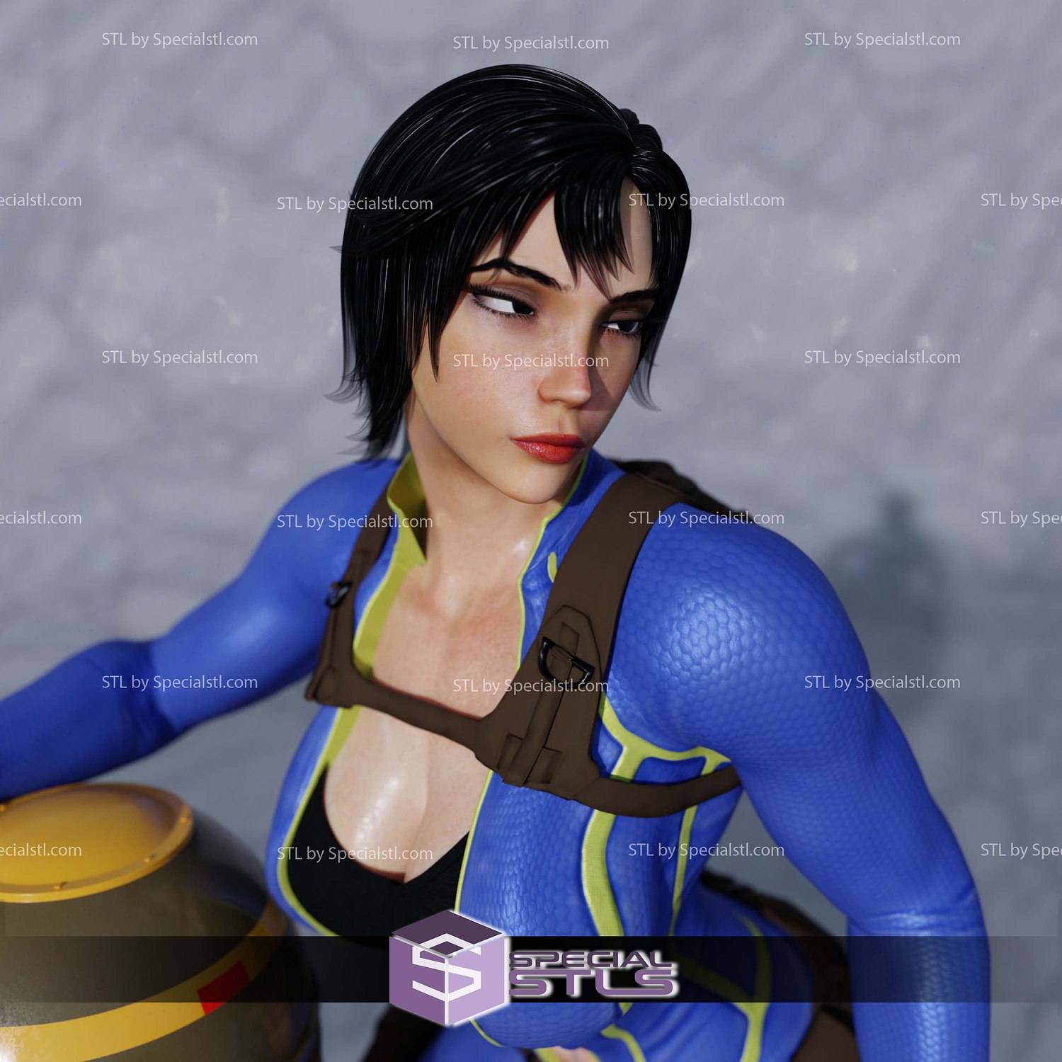 Gamma Gal Vault Project 3D Printer Files STL Model — view 3