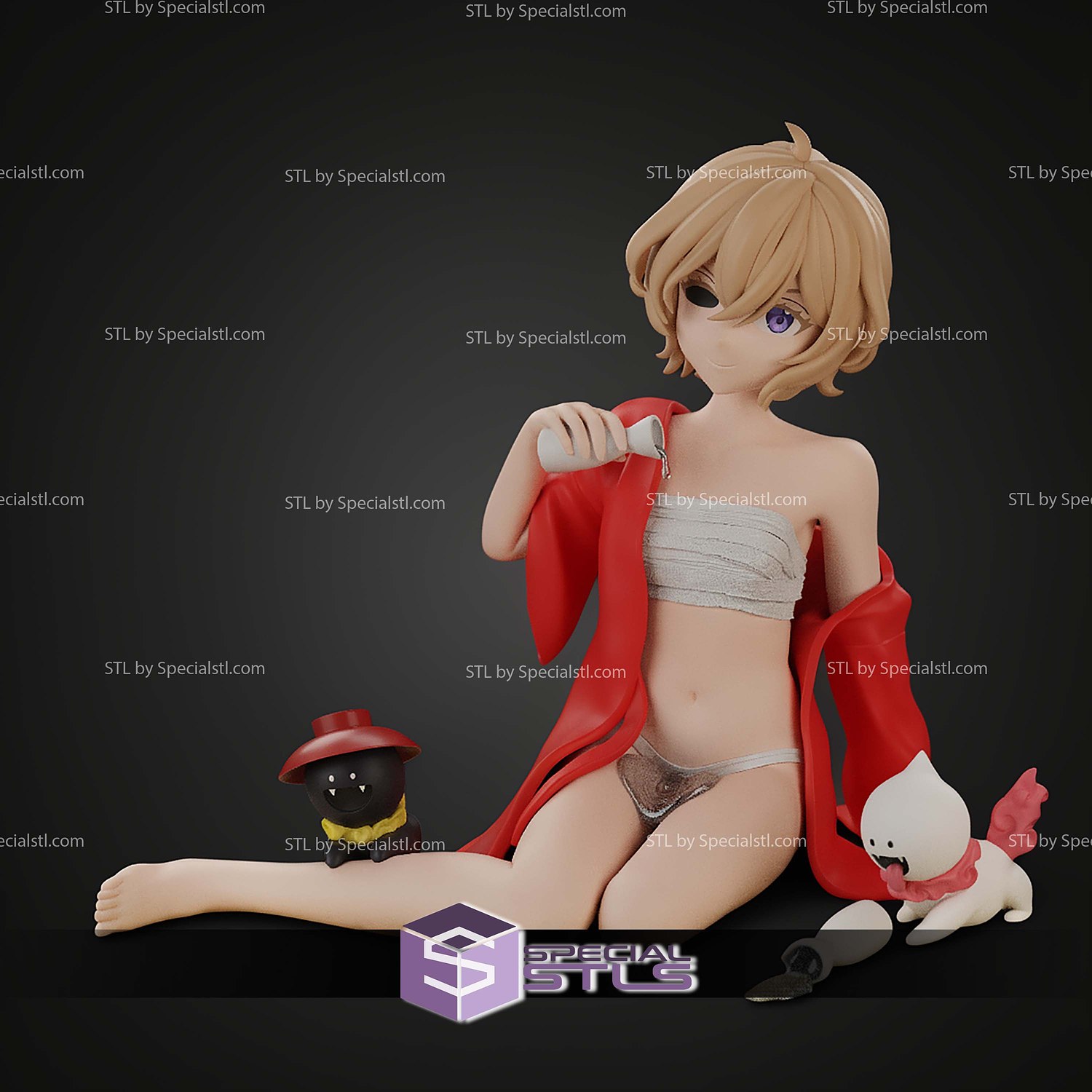Iwanaga Kotoko 111mm STL Files 3D Model — view 6