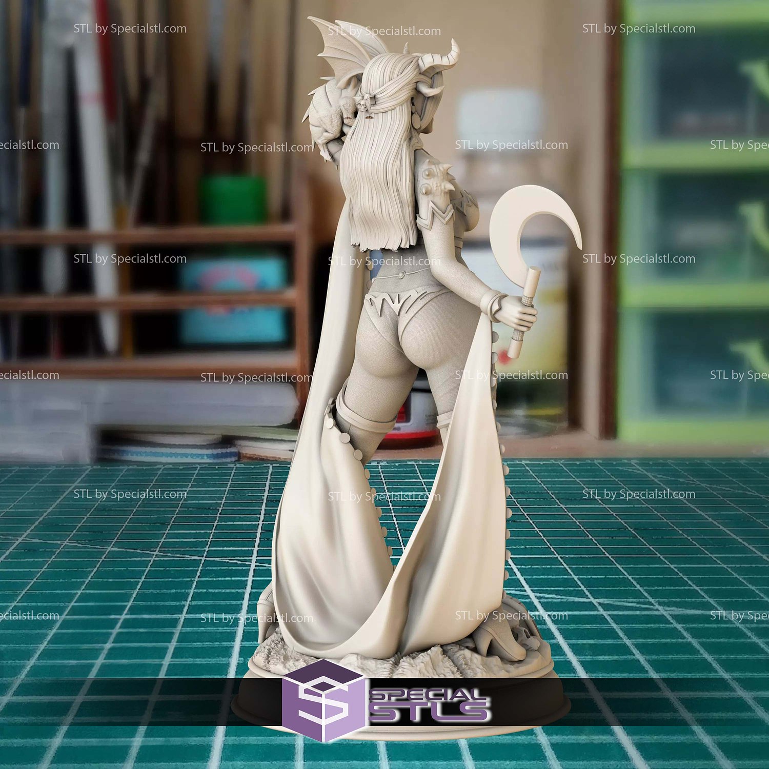 Shiklah DC Villain 3D Printer Files STL Model — view 2