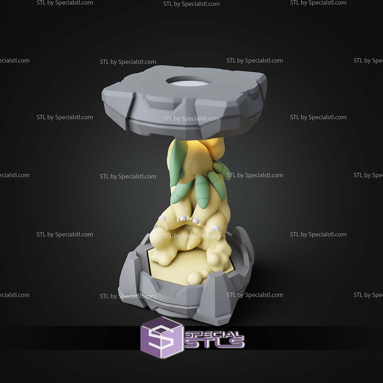 Pokemon Clone Lab Colletion Bayleef STL Files 3D Model — view 3