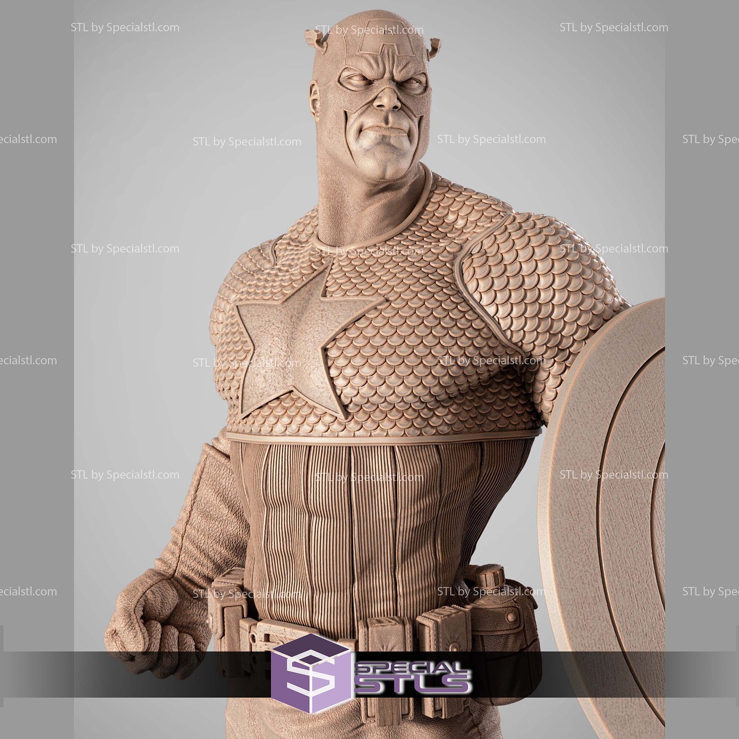 Captain America Comics 2025 3D Printer Files STL Model — view 2