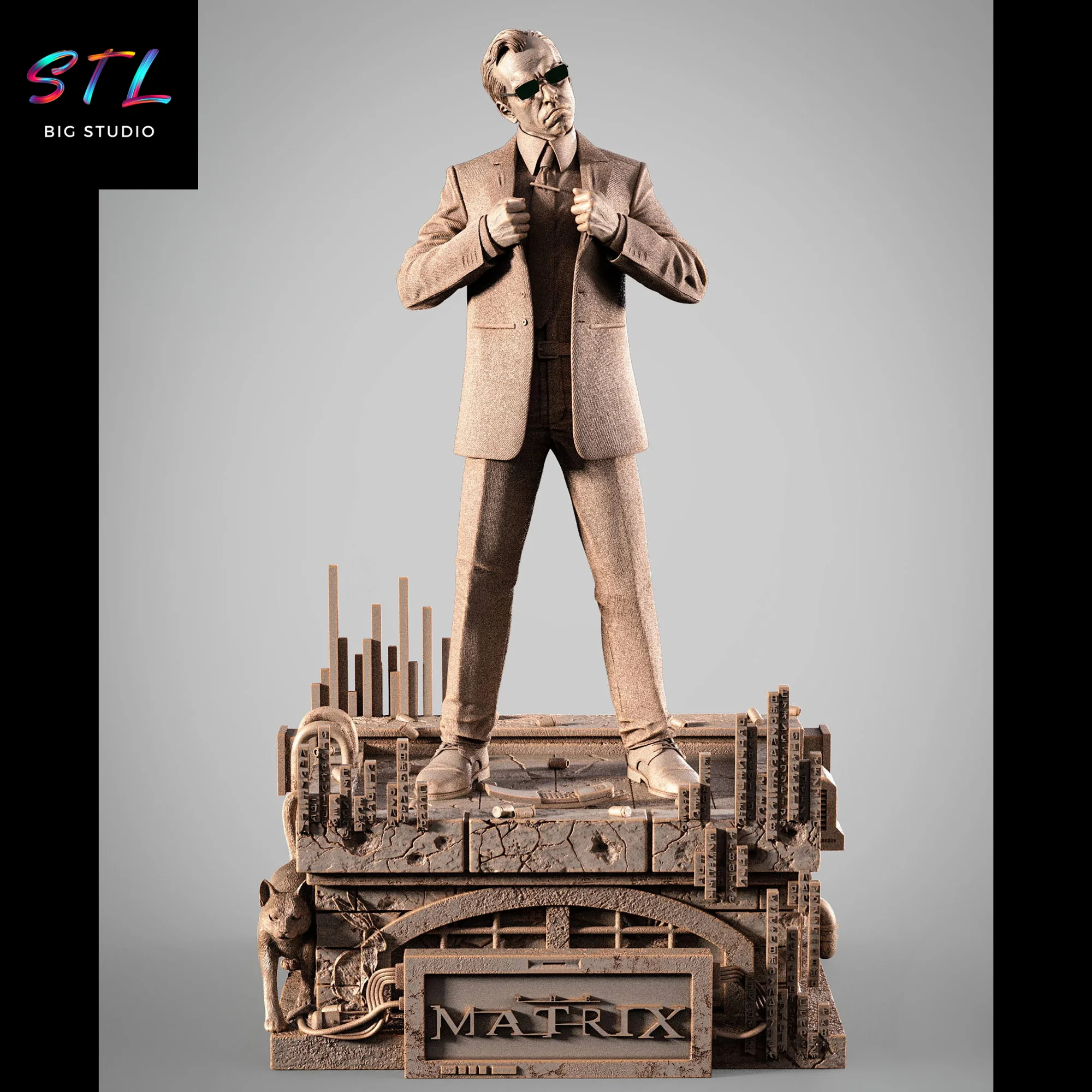 Agent Smith STL | Matrix | 3D Figure to Print Model