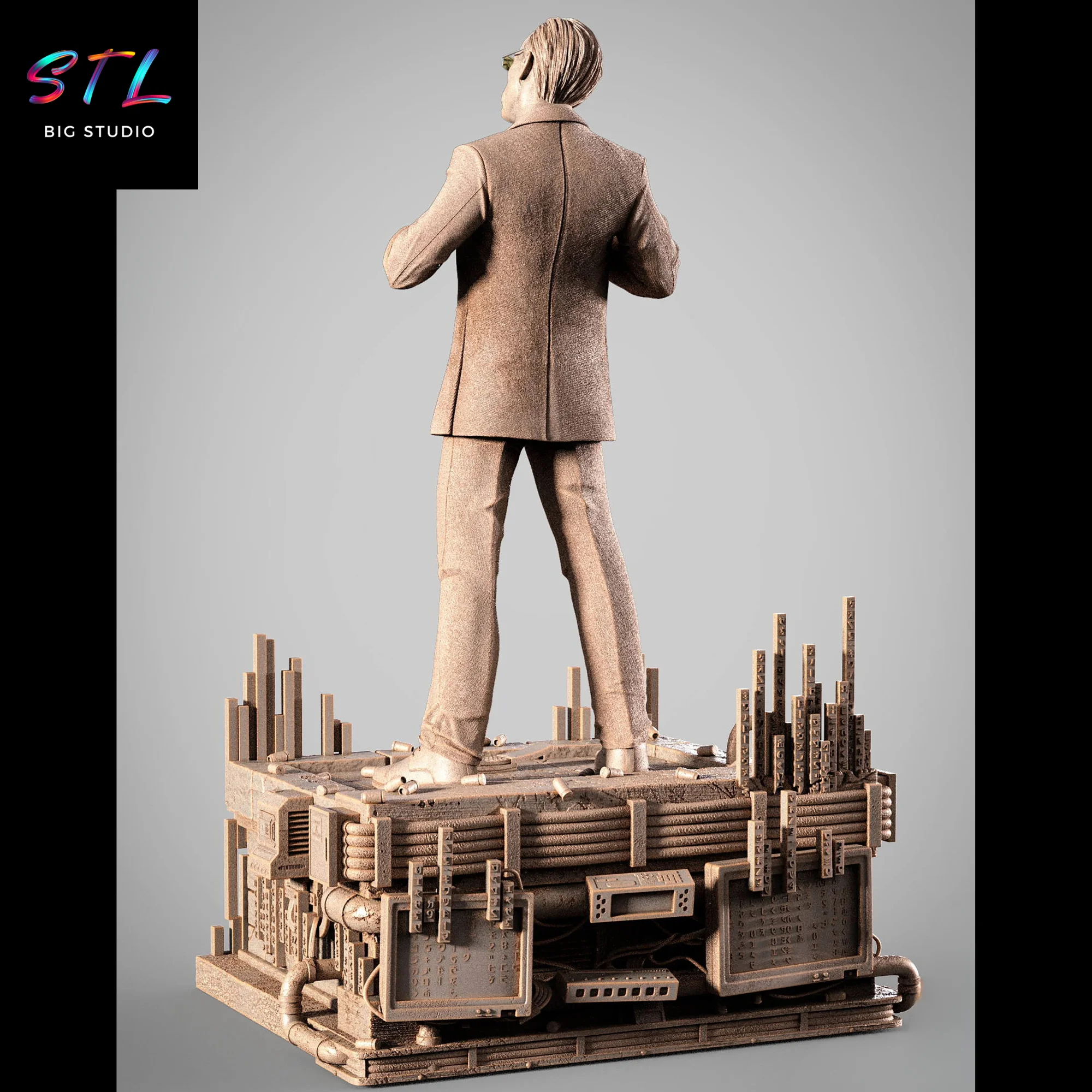 Agent Smith STL | Matrix | 3D Figure to Print Model — view 3
