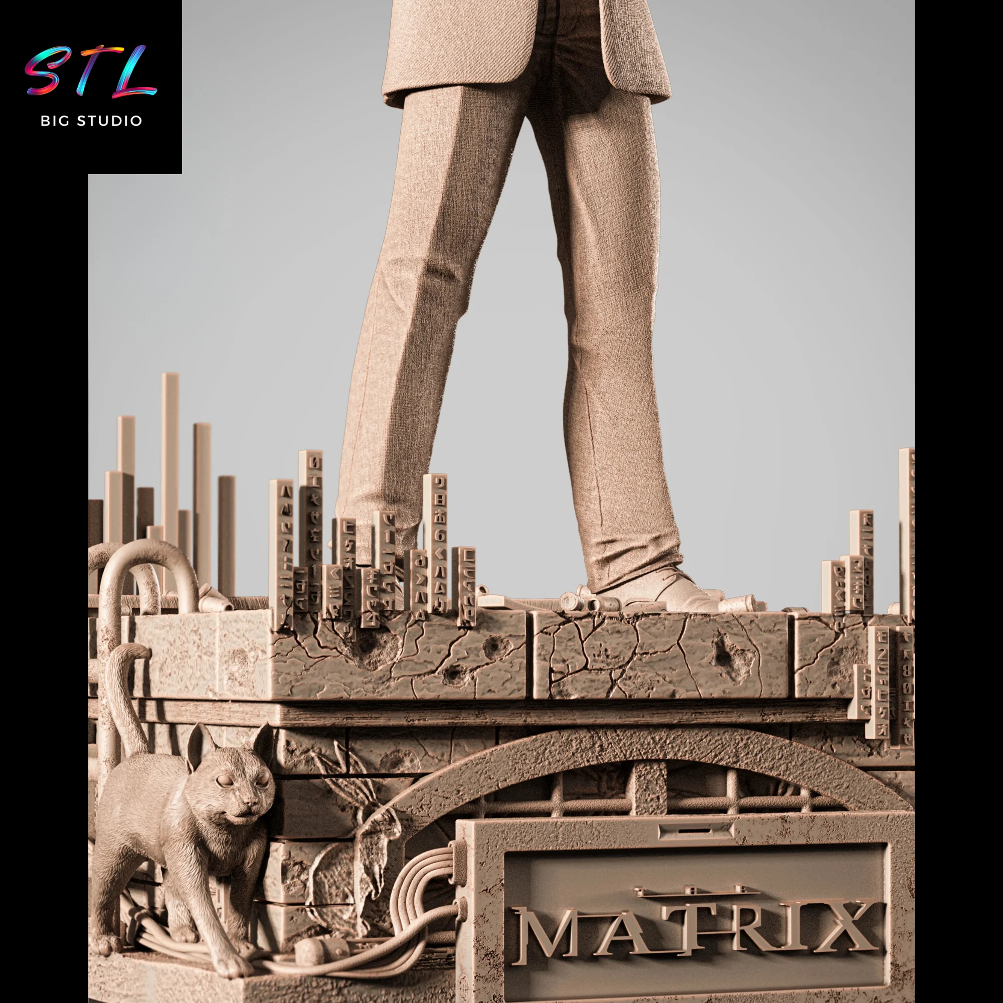Agent Smith STL | Matrix | 3D Figure to Print Model — view 5