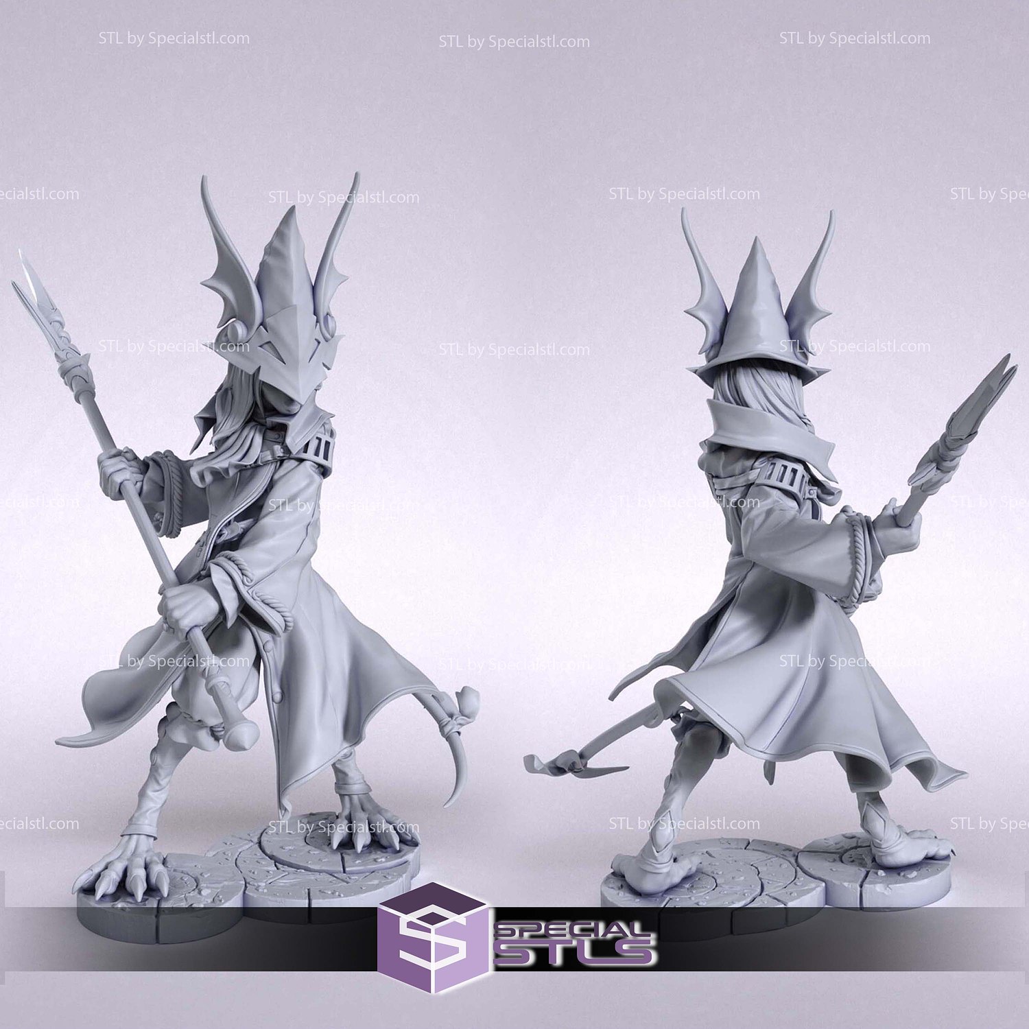 Freya Crescent Final Fantasy STL Files 3D Model — view 2