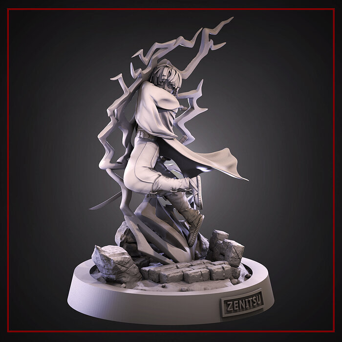 Zanitsu Agatsuma 3D STL Model — view 5