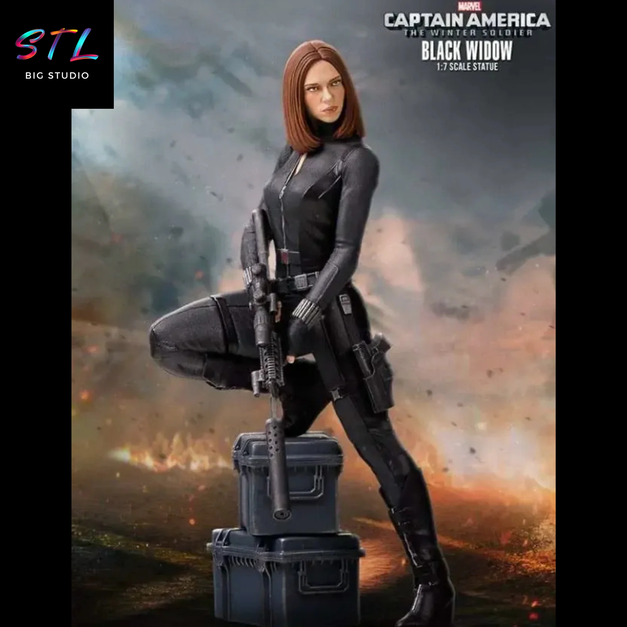 Black Widow STL | Marvel 3D Model for Printing Model