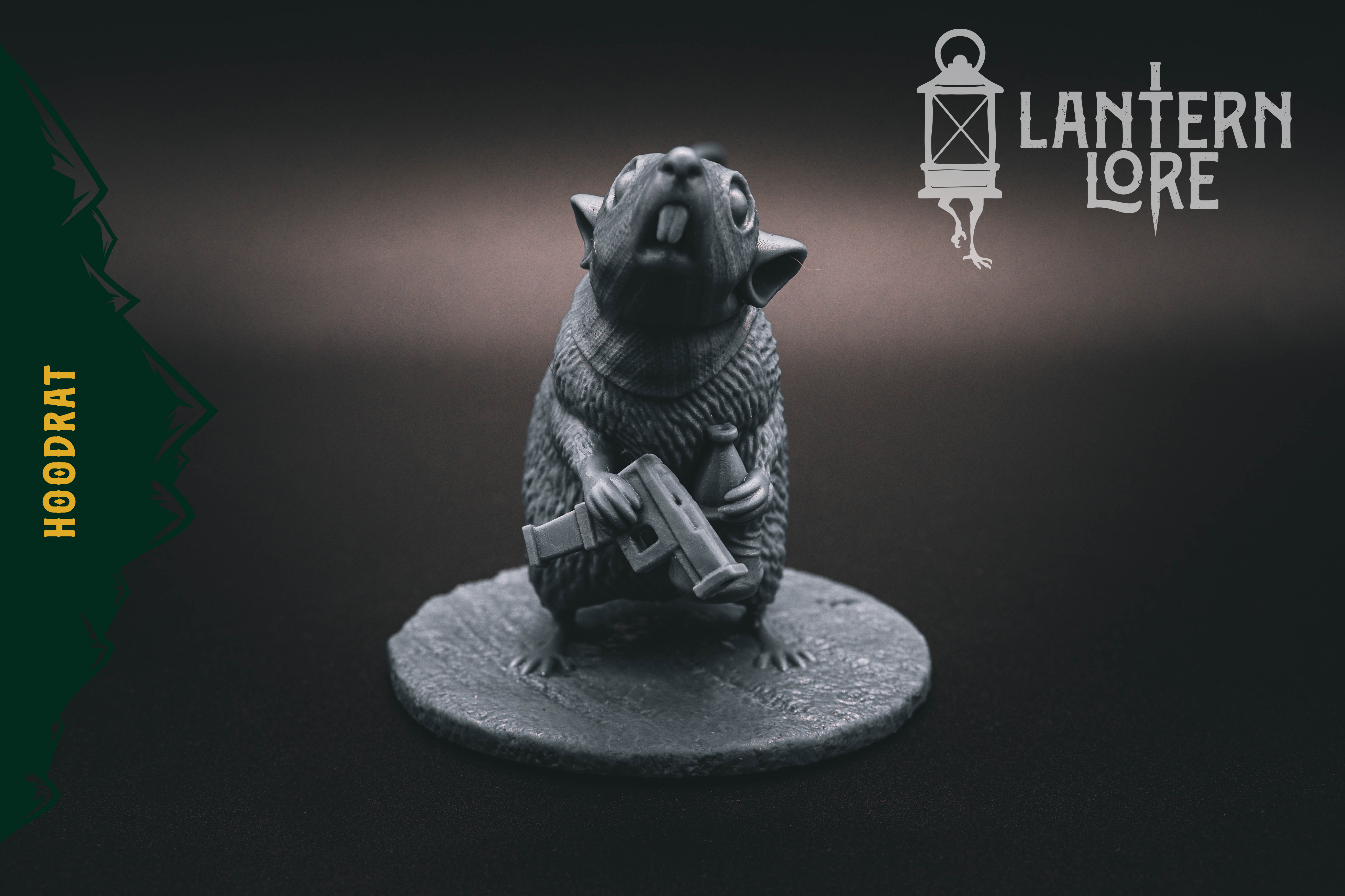 Hood Rat (Pre Supported) Tiny rat. Big problems. 3D STL Model
