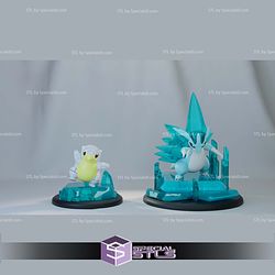 Basic Pokemon Collection - Alolan Sandshrew Alolan Sandslash 3D STL Model