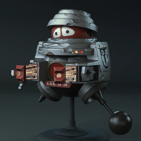 Old B.O.B. 3D Printer Files | Assembly + Action STL Model