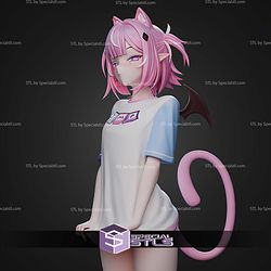 Camila Cat Girl Fanart STL Files 3D Model