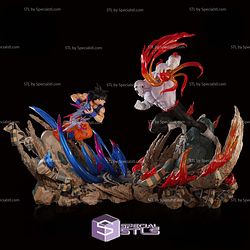 Dragonball Super Goku Fight Jiren 3D Printing Models STL Model