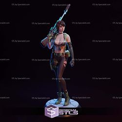Quiet Sniper Standalone Sculptures 3D Printing STL Model
