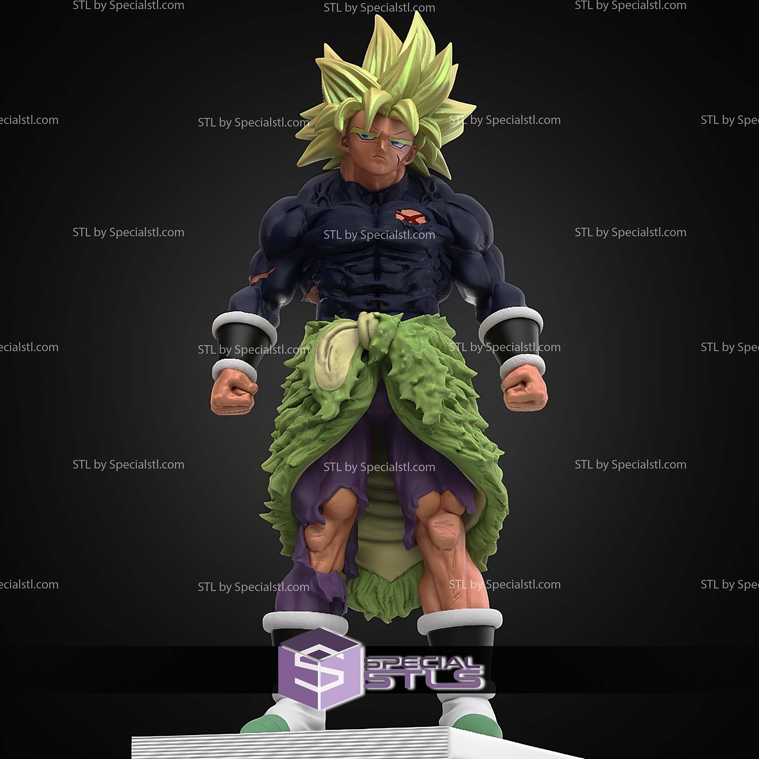 Broly Legendary Dragon Ball Super Vol 24 STL Files 3D Model — view 5
