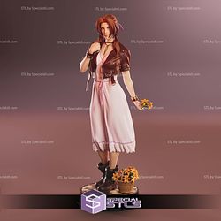 Aerith Gainsborough and Flower 3D Printer Files STL Model