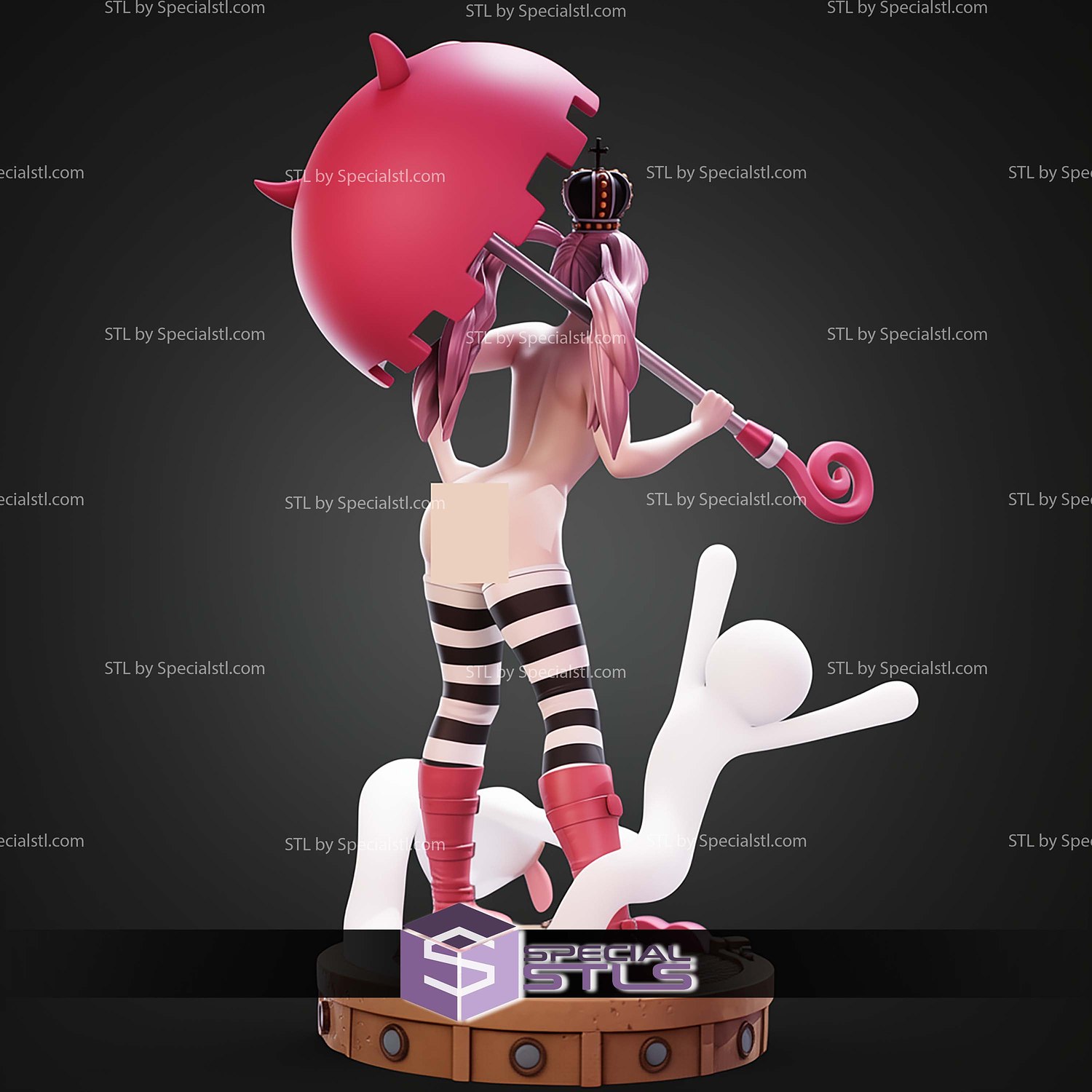 Perona Ghost Princess Alternative STL Files 3D Model — view 3