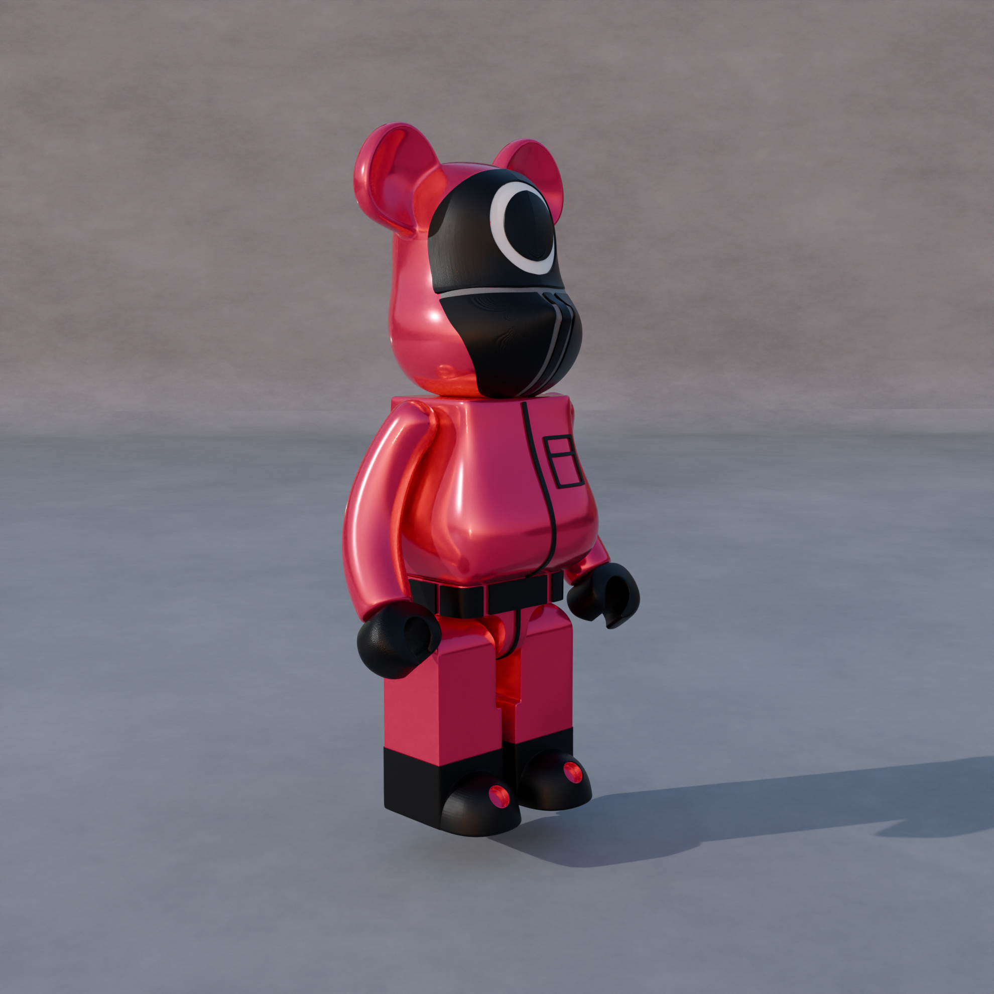 Squid Game Bearbrick 3D STL Model