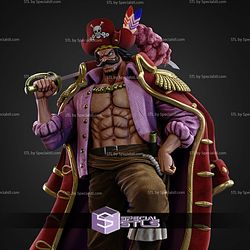 Gold Roger King Of Pirates STL Files 3D Model