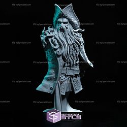 Davy Jones Bust 3D Print Files STL Model