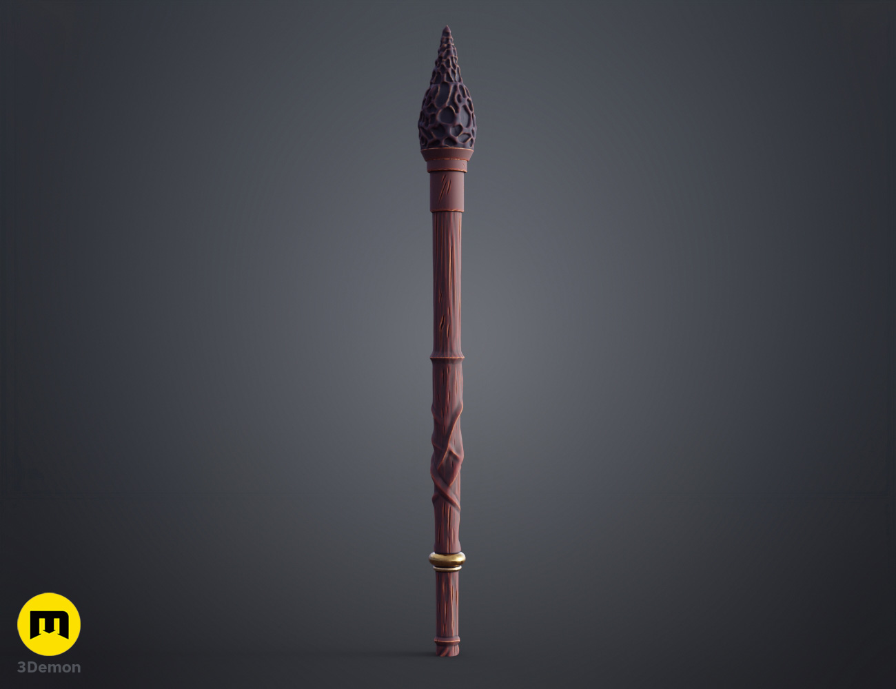 Professor Benedita Dourado wand 3D STL Model