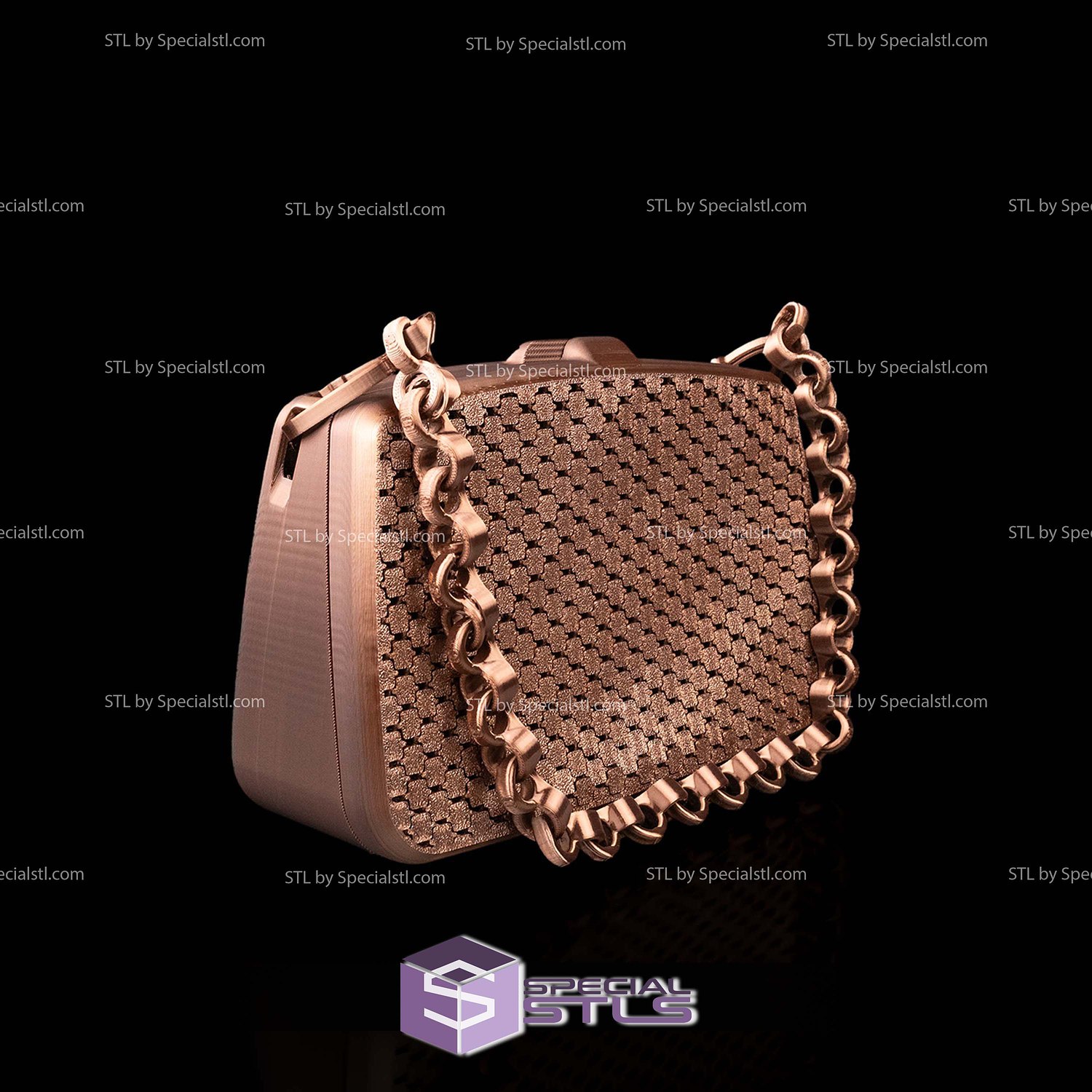 Super Basic STL Soft Close Bag 3D Model — view 2