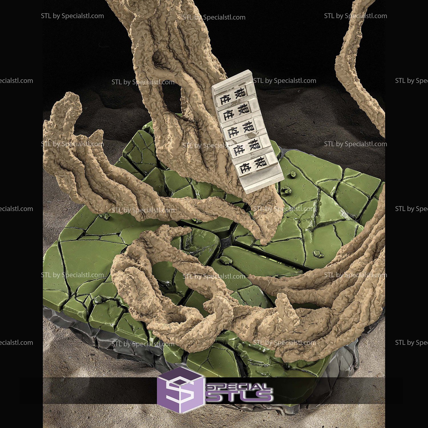 Rock Lee 250mm 3D Printer Files STL Model — view 6
