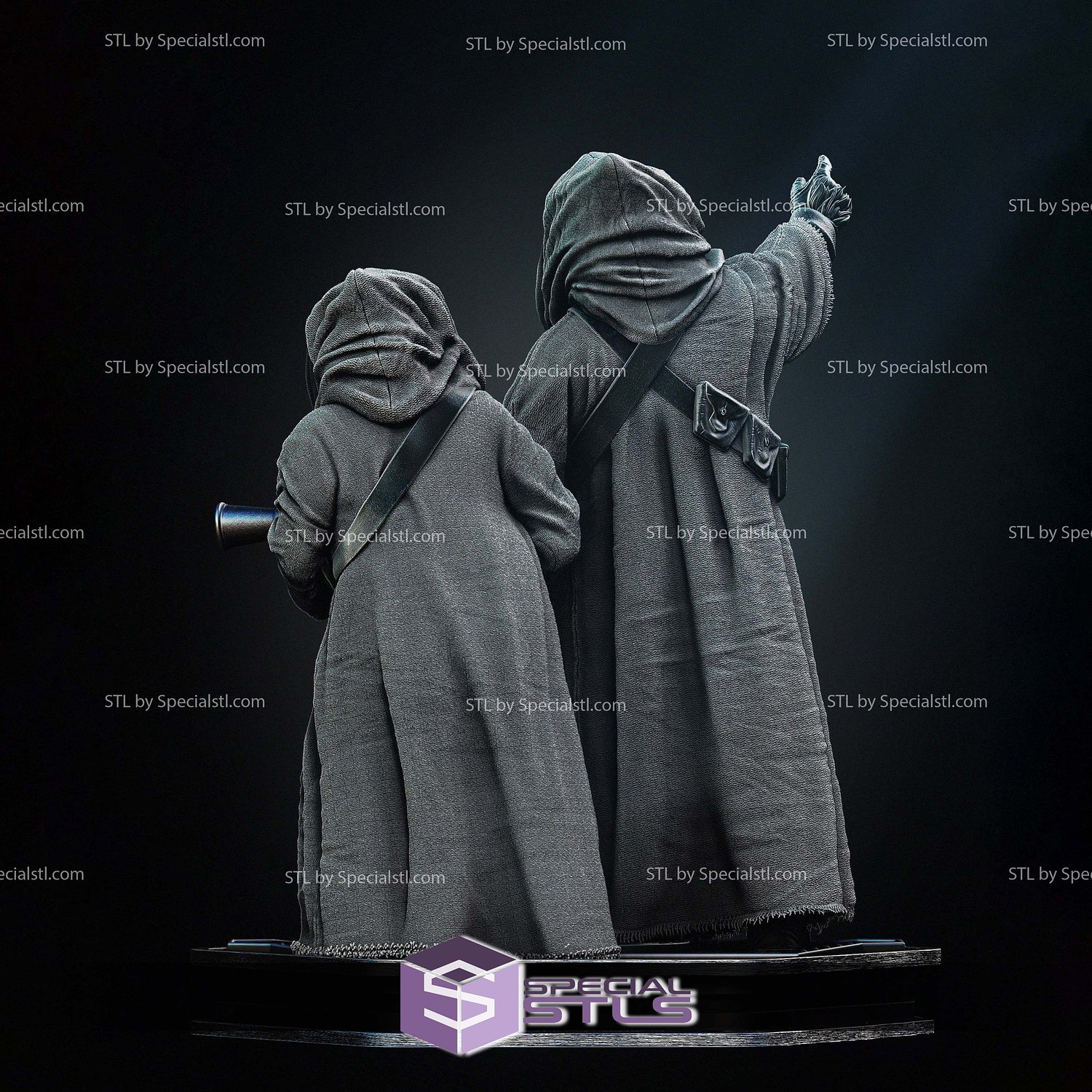 Jawa Starwars 3D Printing Models STL Model — view 3