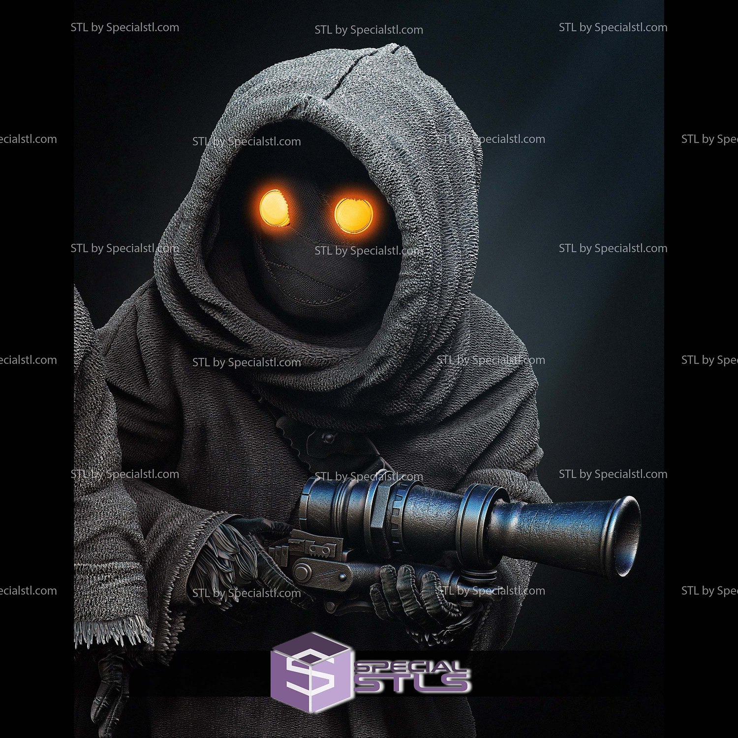 Jawa Starwars 3D Printing Models STL Model — view 5