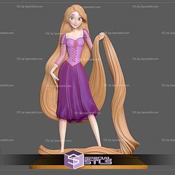 Rapunzel Princess 3D Printer Files STL Model