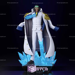 Aokiji Kuzan Marine Admiral Standing 3D Printer Files STL Model