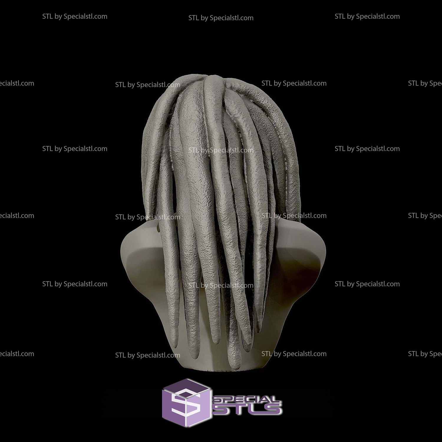 Bob Marley Bust 3D Printing Models STL Model — view 4