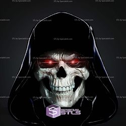 Cosplay STL Files Skeletor Mask 3D Model